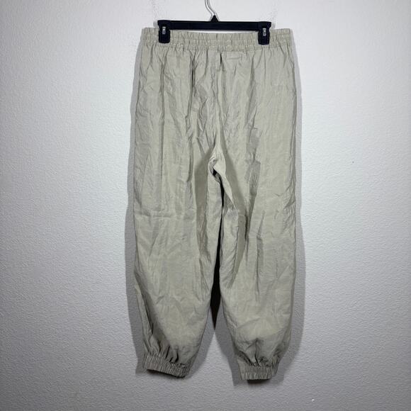 Zara Womens Size Large Weekend Jogger Pants Tan Khaki Drawstring Waist - Picture 2 of 8